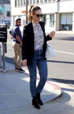 EMMY ROSSUM Out for Lunch at Le Pain Quotidien 12/05/2017