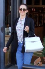 EMMY ROSSUM Out for Lunch at Le Pain Quotidien 12/05/2017