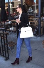 EMMY ROSSUM Out for Lunch at Le Pain Quotidien 12/05/2017
