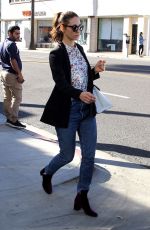 EMMY ROSSUM Out for Lunch at Le Pain Quotidien 12/05/2017