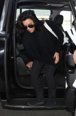EVA LONGORIA at Los Angeles International Airport 12/01/2017