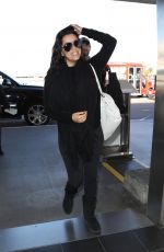 EVA LONGORIA at Los Angeles International Airport 12/01/2017