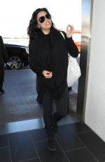 EVA LONGORIA at Los Angeles International Airport 12/01/2017