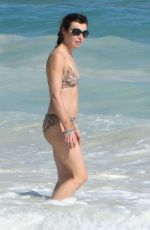 EVE MAVRAKIS in Bikini on the Beach in Cancun 12/26/2017