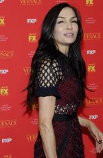 FAMKE JANSSEN at The Assassination of Gianni Versace: American Crime Story Premiere in New York 12/11/2017