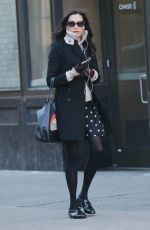 FAMKE JANSSEN Out and About in New York 12/21/2017