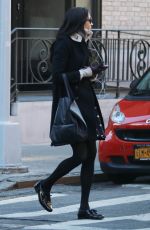 FAMKE JANSSEN Out and About in New York 12/21/2017