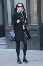 FAMKE JANSSEN Out and About in New York 12/21/2017