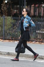 FAMKE JANSSEN Out for Lunch in New York 12/03/2017