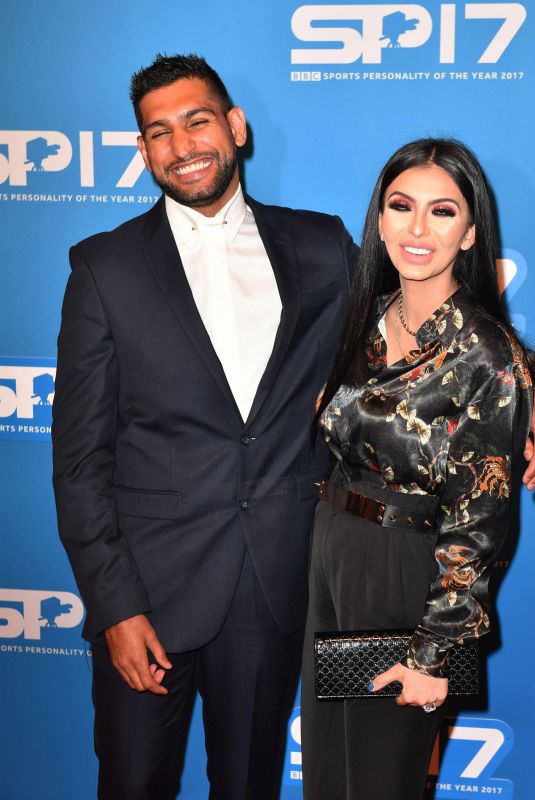 FARYAL MAKHDOOM and Amir Khan at Sports Personality of the Year Awards in Liverpool 12/17/2017