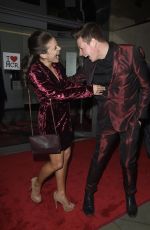 FAYE BROOKES at Coronation Street Christmas Party in Manchester 12/08/2017