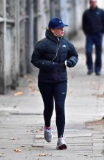 FELICITY JONES Out Jogging in New York 12/08/2017