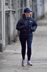 FELICITY JONES Out Jogging in New York 12/08/2017