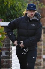 FELICITY JONES Out Jogging in New York 12/08/2017