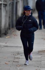 FELICITY JONES Out Jogging in New York 12/08/2017