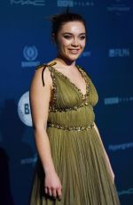 FLORENCE PUGH at British Independent Film Awards in London 12/10/2017