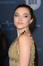 FLORENCE PUGH at British Independent Film Awards in London 12/10/2017
