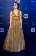 FLORENCE PUGH at British Independent Film Awards in London 12/10/2017