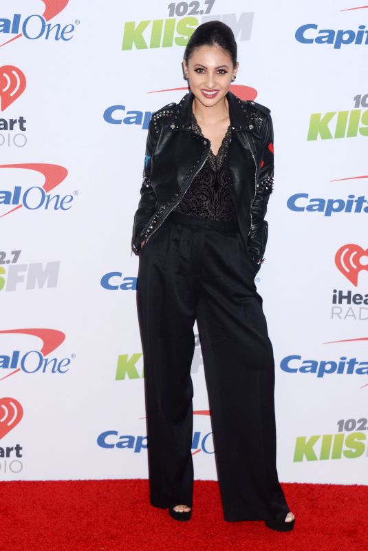 FRANCIA RAISA at Kiis FM’s Jingle Ball in Los Angeles 12/01/2017