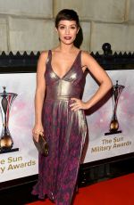 FRANKIE BRIDGE at The Sun Military Awards in London 12/13/2017