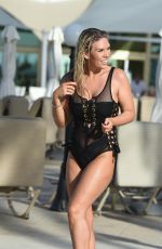 FRANKIE ESSEX in Swimsuit on Vacation in Cape Verde 12/20/2017