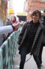 FRANKIE SHAW Arrives at Build Studios in New York 12/04/2017