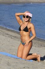GABBY ALLEN in Bikini at a Beach in Marbella 11/23/2017
