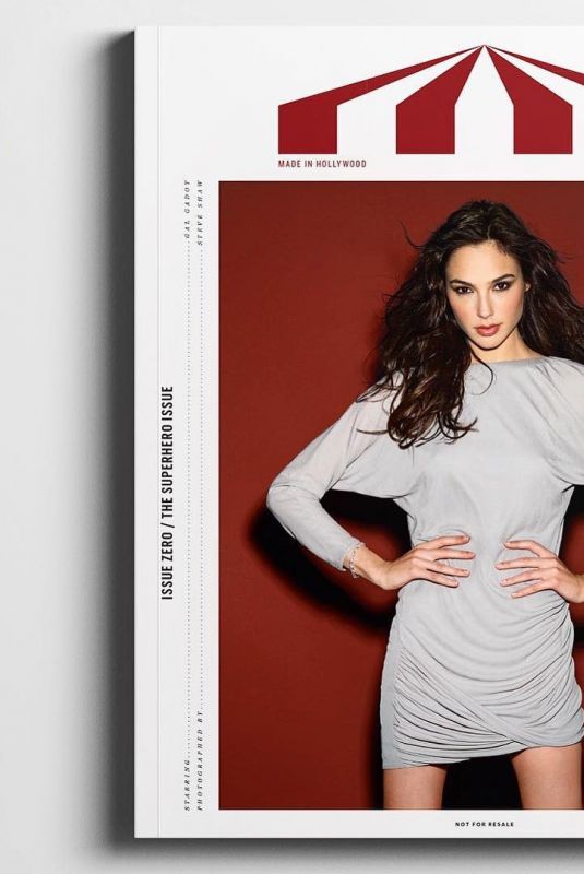 GAL GADOT in Crcus Magazine, Made in Hollywood Issue Zero, January 2018