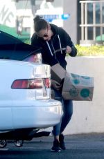 GAL GADOT Shopping at Whole Foods in Los Angeles 12/29/2017