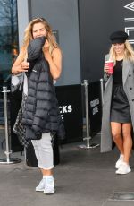 GEMMA ATKINSON and MOLIE KING Leaves Their Hotel in London 12/02/2017
