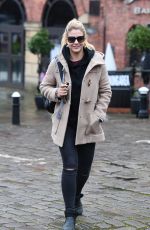 GEMMA ATKINSON Leaves Key 103 Radio in Manchester 12/19/2017