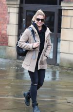 GEMMA ATKINSON Leaves Key 103 Radio in Manchester 12/19/2017