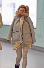 GEORGIA TOFFOLO at Heathrow Airport in London 12/30/2017
