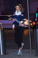GIGI and BELLA HADID Leaves Their Apartment in New York 12/19/2017