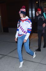 GIGI and BELLA HADID Leaves Their Apartment in New York 12/19/2017