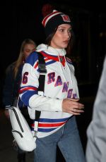 GIGI and BELLA HADID Leaves Their Apartment in New York 12/19/2017