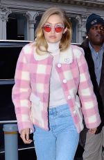 GIGI HADID Out and About in New York 12/20/2017