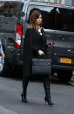 GINA GERSHON on the Set of Fashion Victim in New York 12/03/2017