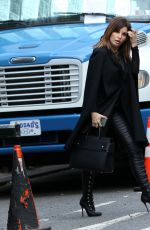 GINA GERSHON on the Set of Fashion Victim in New York 12/03/2017