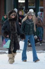 GOLDIE HAWN Out Shopping in Aspen 12/22/2017