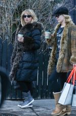 GOLDIE HAWN Out Shopping in Aspen 12/29/2017