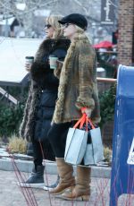 GOLDIE HAWN Out Shopping in Aspen 12/29/2017