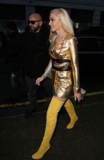 GWEN STEFANI Arrives at BBC Radio 2 in London 12/01/2017
