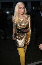 GWEN STEFANI Arrives at BBC Radio 2 in London 12/01/2017