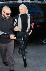 GWEN STEFANI Arrives at Global Radio Studios in London 11/30/2017