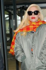 GWEN STEFANI at Heathrow Airport in London 12/02/2017