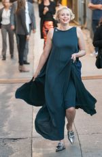 GWENDOLINE CHRISTIE Arrives at Jimmy Kimmel Live! in New York 12/01/2017