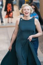 GWENDOLINE CHRISTIE Arrives at Jimmy Kimmel Live! in New York 12/01/2017