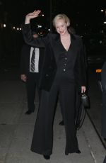 GWENDOLINE CHRISTIE Arrives at Late Show with Stephen Colbert in New York 12/04/2017