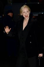 GWENDOLINE CHRISTIE Arrives at Late Show with Stephen Colbert in New York 12/04/2017